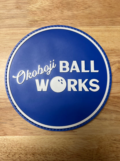 Okoboji Ball Works Round Leather Shammy