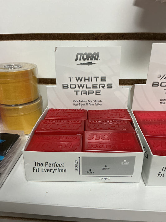 Storm 1” White Bowlers Tape