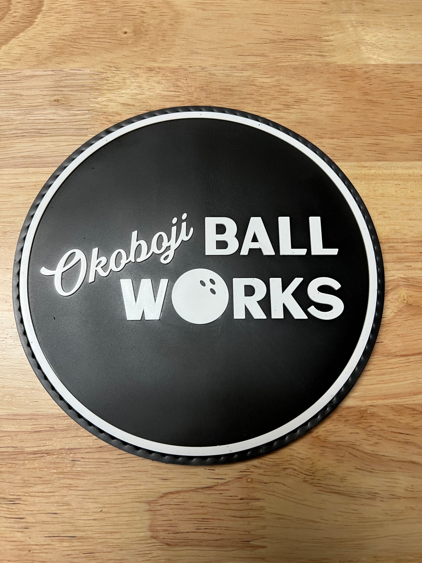 Okoboji Ball Works Round Leather Shammy