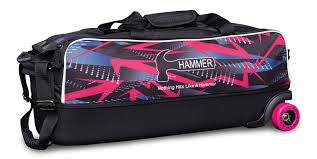 Hammer Pink Arrows 3-Ball Tote