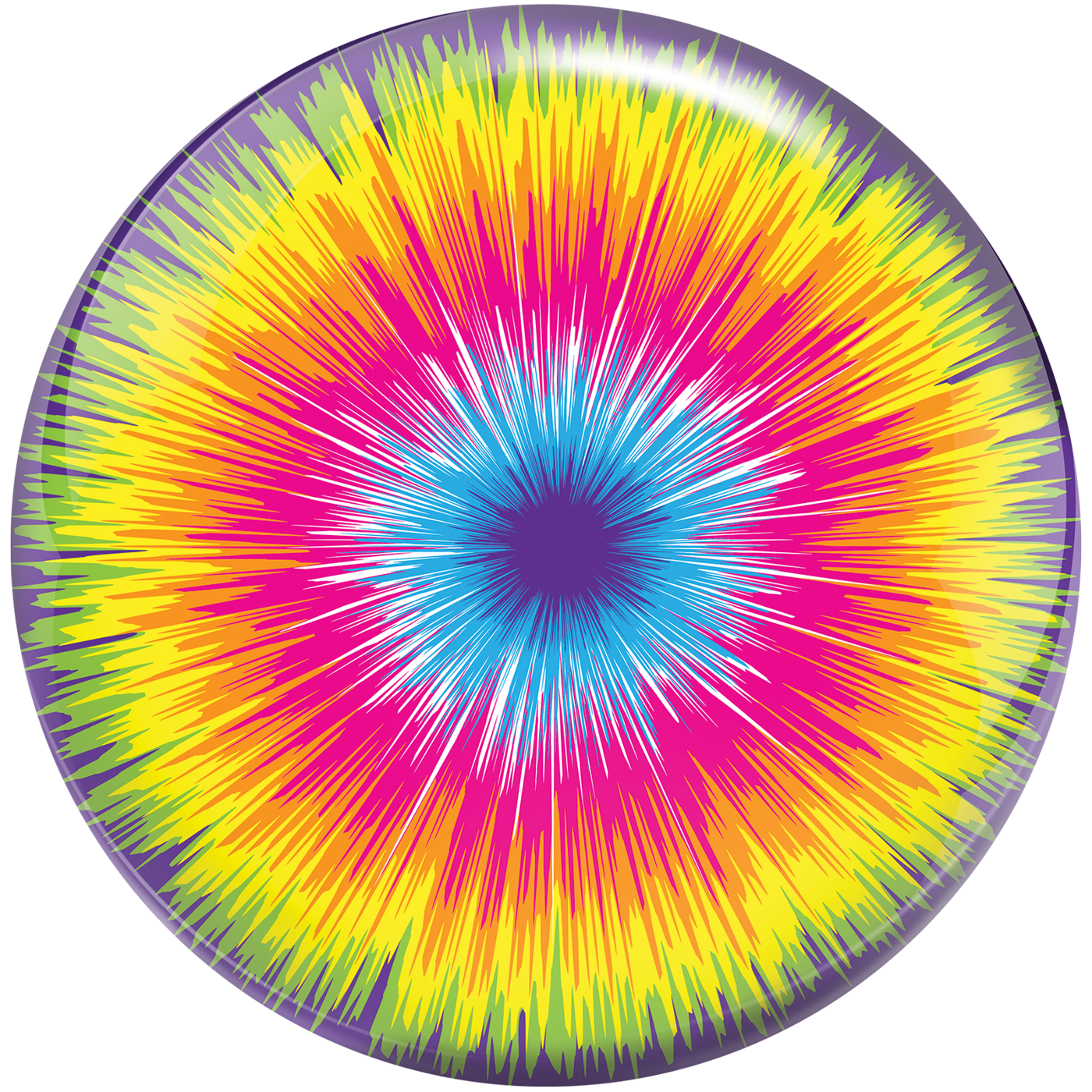 Tie-Dye Burst Viz-A-Ball