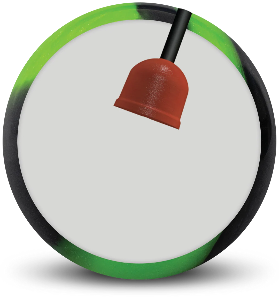 White Dot Lime Swirl