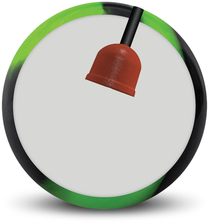 White Dot Lime Swirl