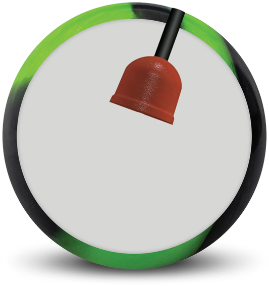 White Dot Lime Swirl